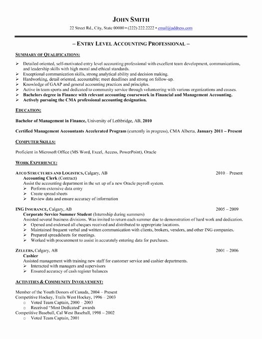 Staff Accountant Resume Summary Inspirational Pin by Resumetemplates101 On Best Accounting Resume