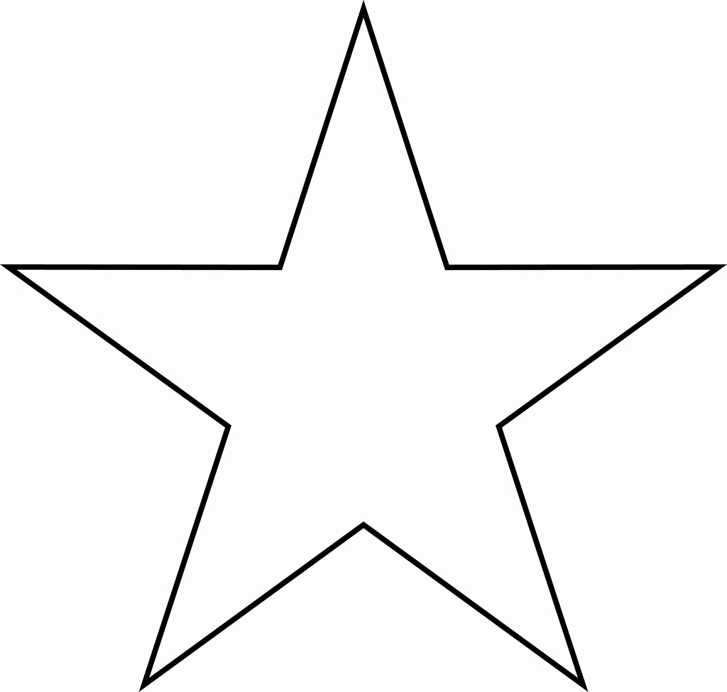 Stars Cut Out Templates Elegant Star Template for Day 1 Preschool Craft Vbs 2015