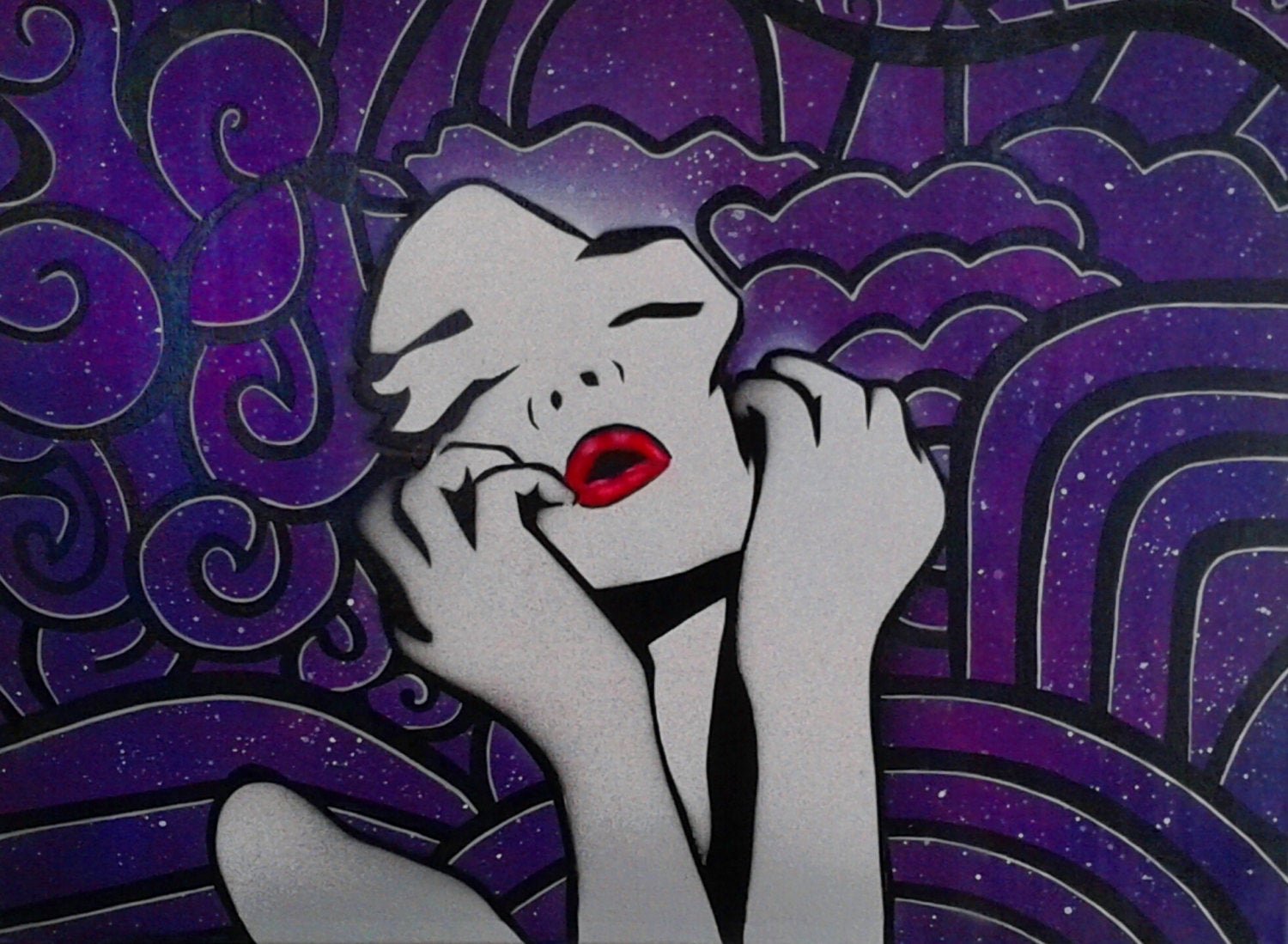 Stenciling with Spray Paint Awesome Graffiti Woman Stencil Spray Paint Art