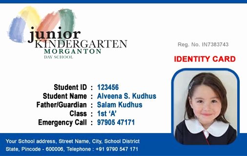 Student Information Card Template Inspirational Beautiful Student Id Card Templates Desin and Sample Word
