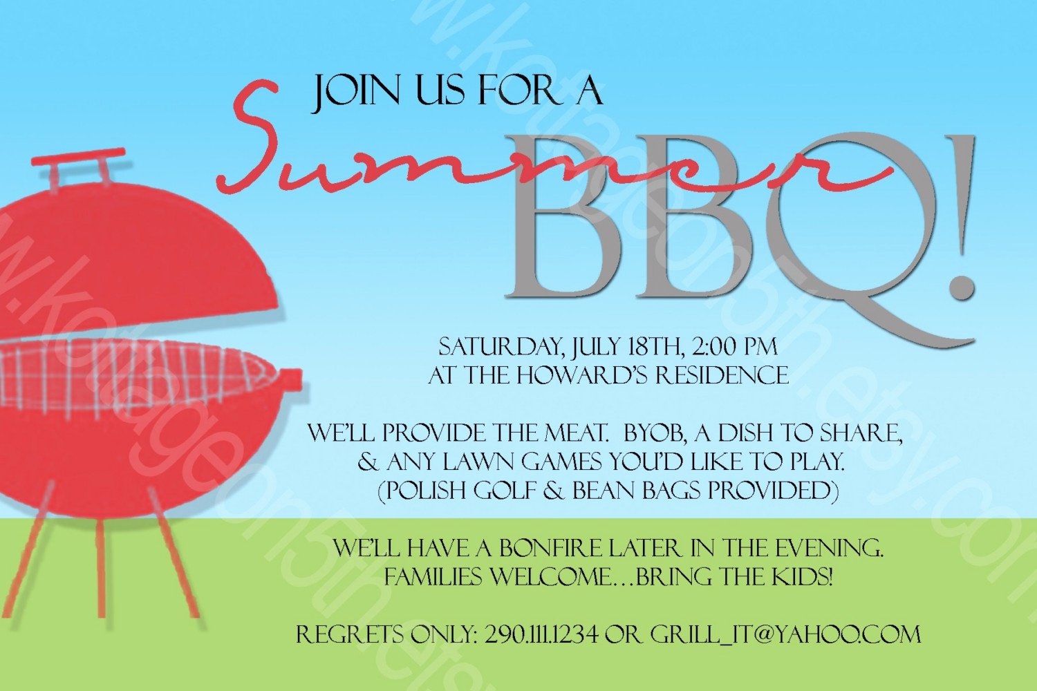 Summer Party Invitation Wording Unique 12 Best S Of Summer Bbq Invitation Word Template