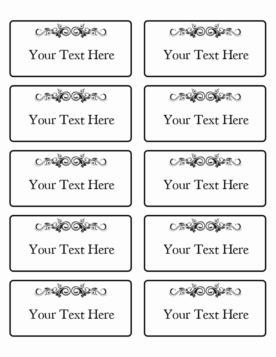 Table Name Tag Template Awesome 47 Free Name Tag Badge Templates Template Lab