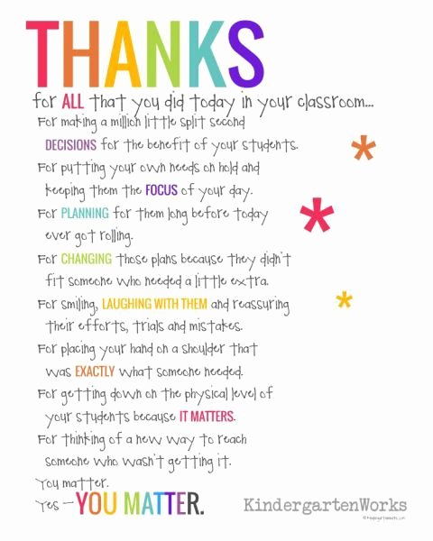 Teacher Appreciation Week Letters Beautiful if You Didn T Hear This From Anyone today