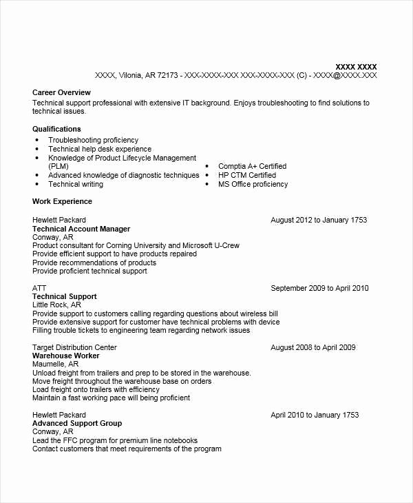 Technical Account Manager Resume Beautiful 52 Manager Resume Example