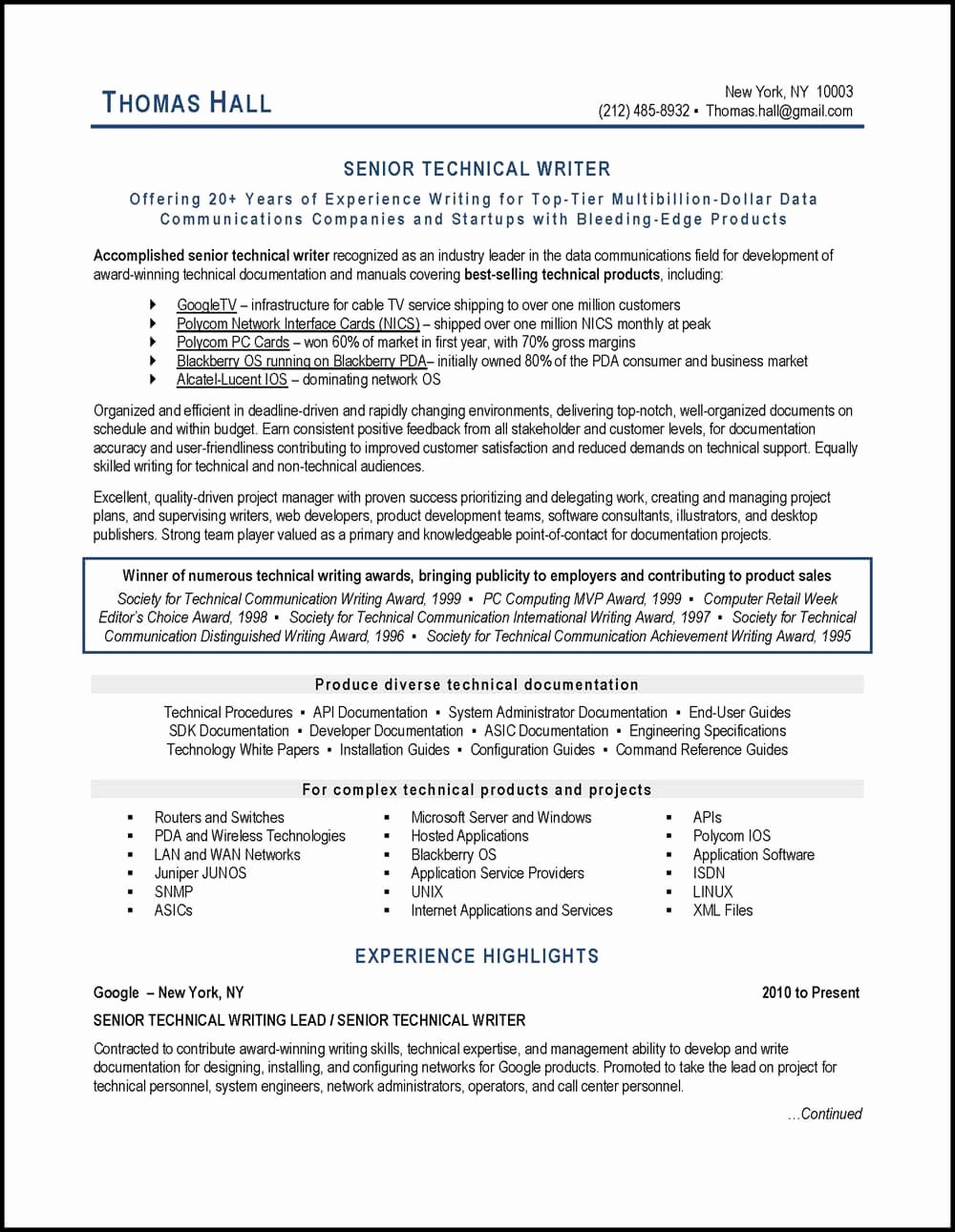 Technical Writer Resume Examples Awesome Technical Writer Resume Example and Expert Tips
