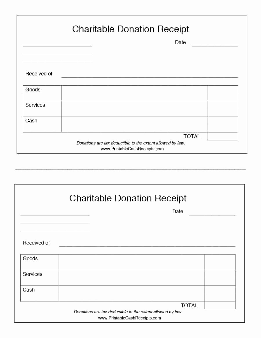 Template for A Receipt Awesome 40 Donation Receipt Templates &amp; Letters [goodwill Non Profit]