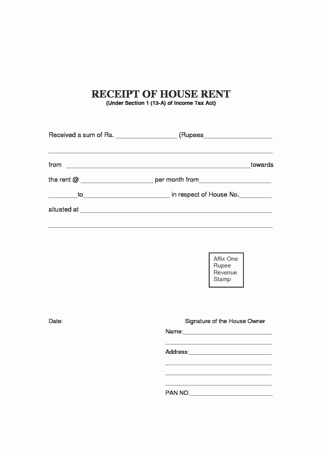 Template for A Receipt Fresh Free Rent Receipt Template and What Information to Include