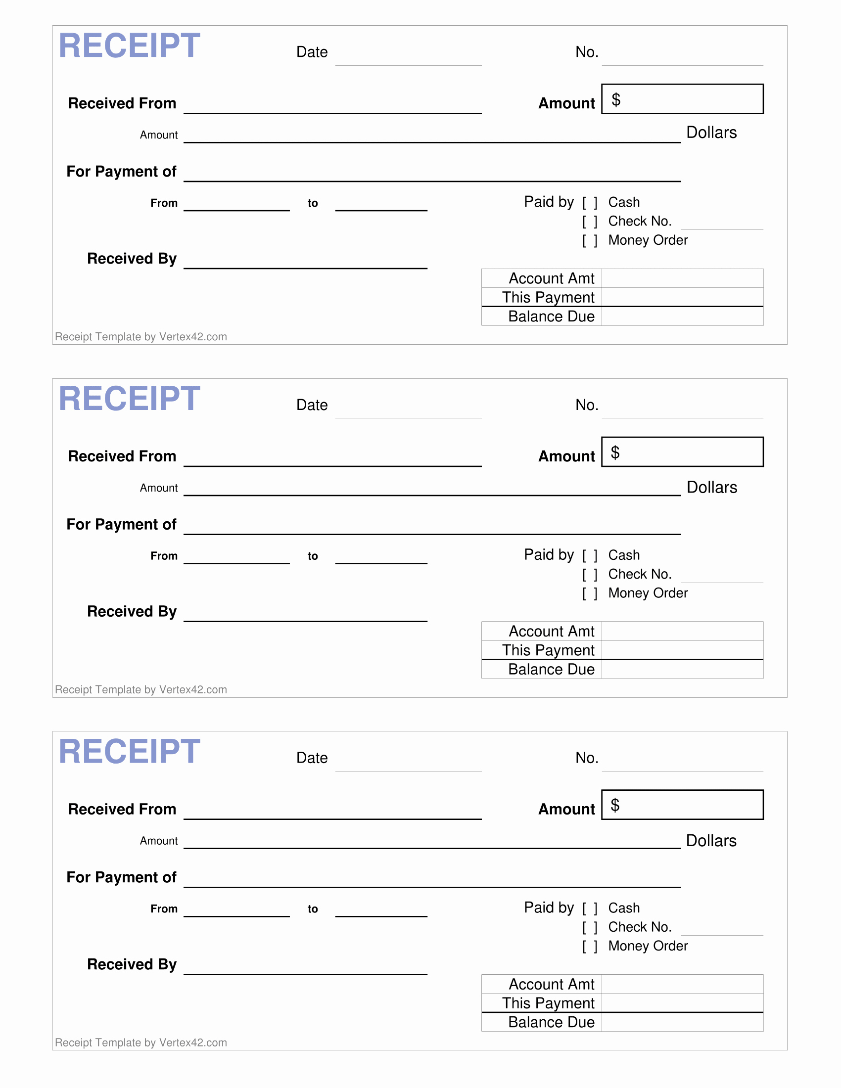 Template for A Receipt New Receipt Template Download Free Business Letter Templates