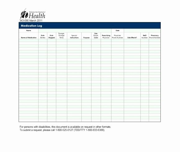 Template for Medication List Elegant 58 Medication List Templates for Any Patient [word Excel