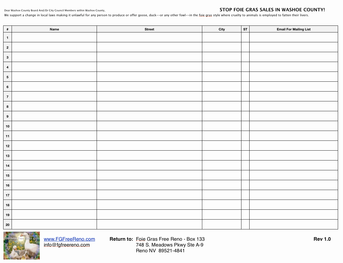 Template for Petition Signatures New Free Printable Petition Template Pics – Printable Petition