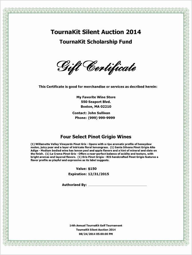 Template for Silent Auction Fresh Charity Auction forms 108 Silent Auction Bid