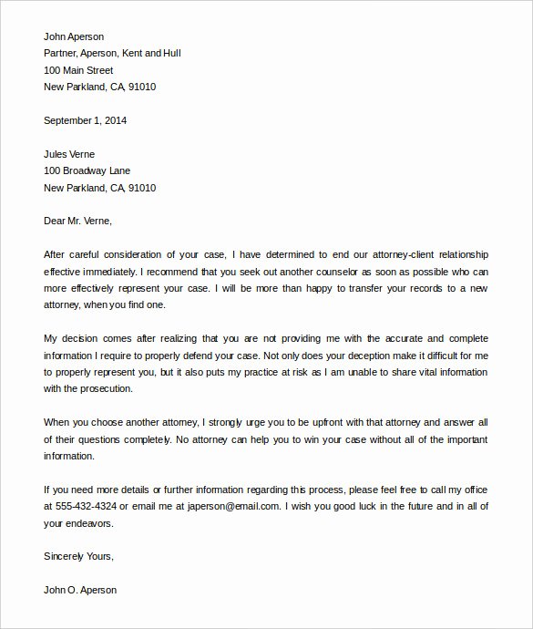 Termination Of Services Letter Lovely Sample Letter to Client Fering Services