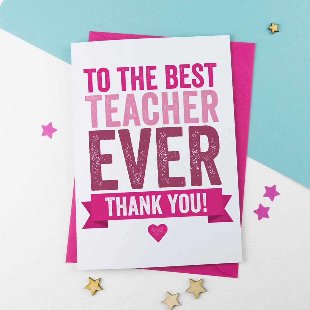 Thank You Card for Mentor Best Of Thank You Teacher Card by A is for Alphabet