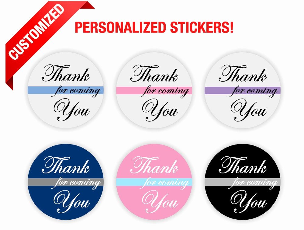 Thank You for Coming Tag New Thank You for Ing Stickers Sticker by Brilliantidea On Etsy