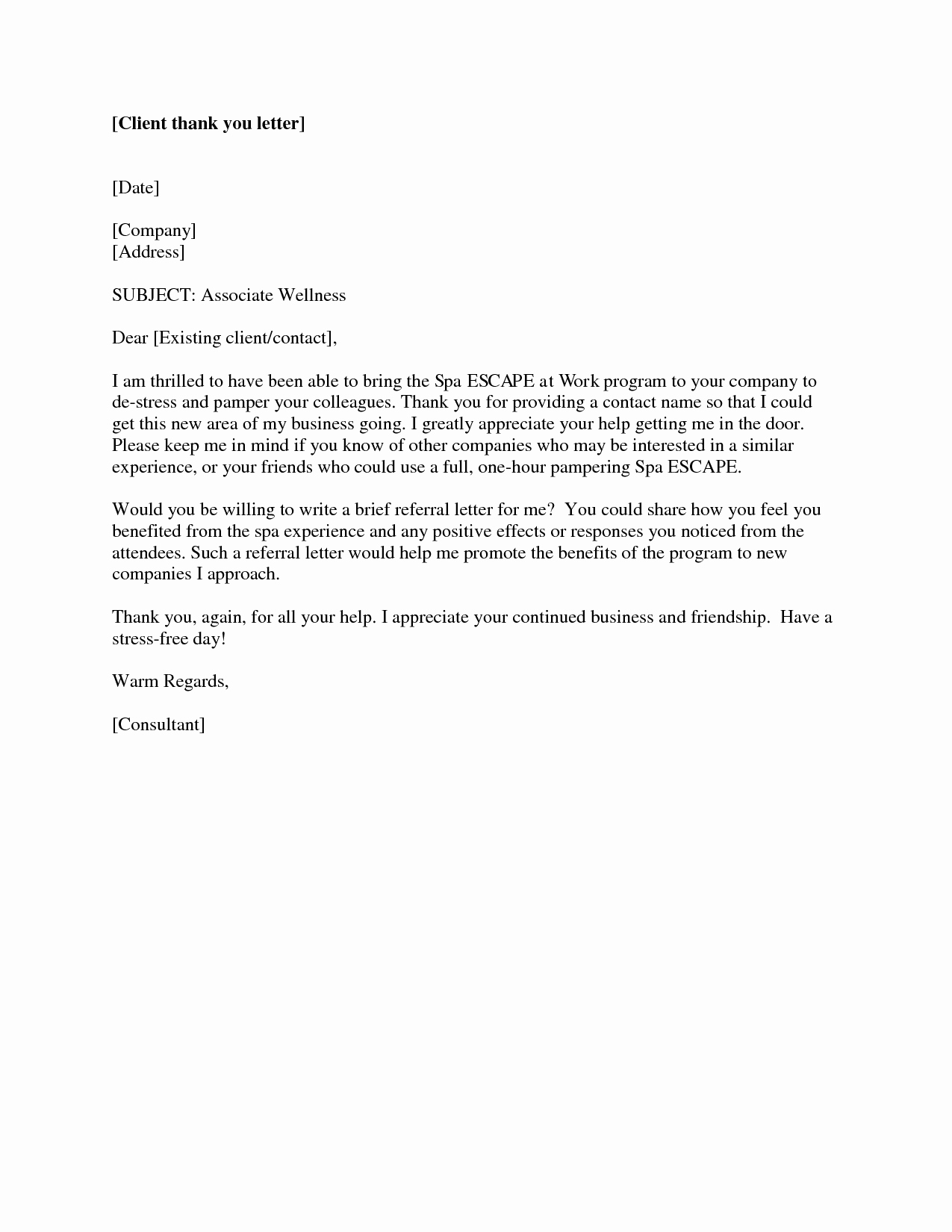 Thank You Letter to Client Beautiful Best S Of Examples Client Letters Lawyer Client