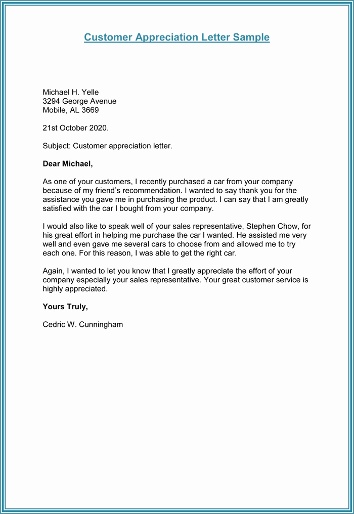 Thank You Letter to Client Lovely Customer Thank You Letter 5 Sample Letter Templates