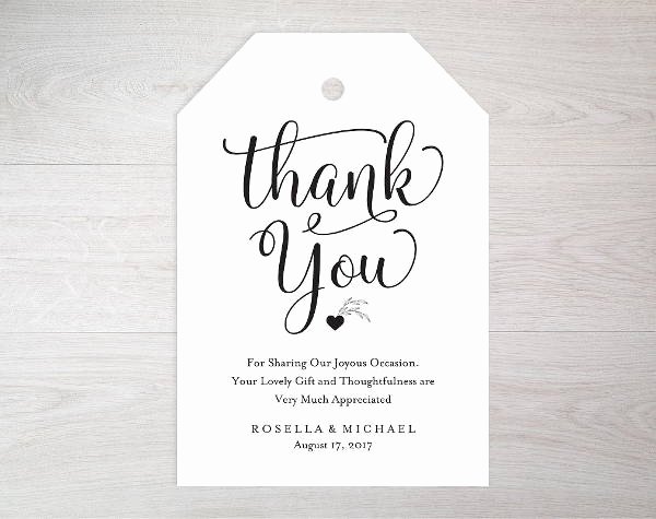 Thank You Tag Template Elegant 8 Thank You Tags Psd Vector Eps