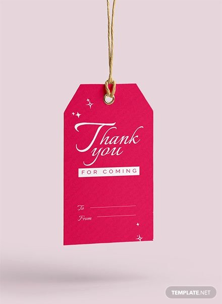 Thank You Tag Template Inspirational Free Round Thank You Tag Template Download 47 Tags In