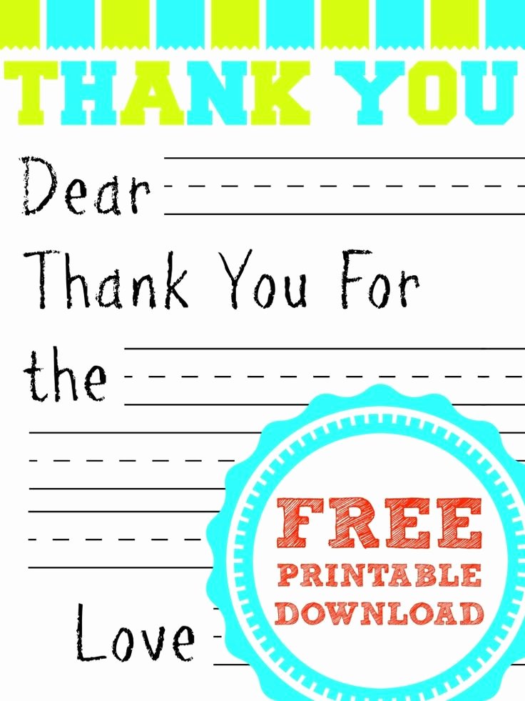 Thank You Template Free Best Of Best 25 Printable Thank You Notes Ideas On Pinterest