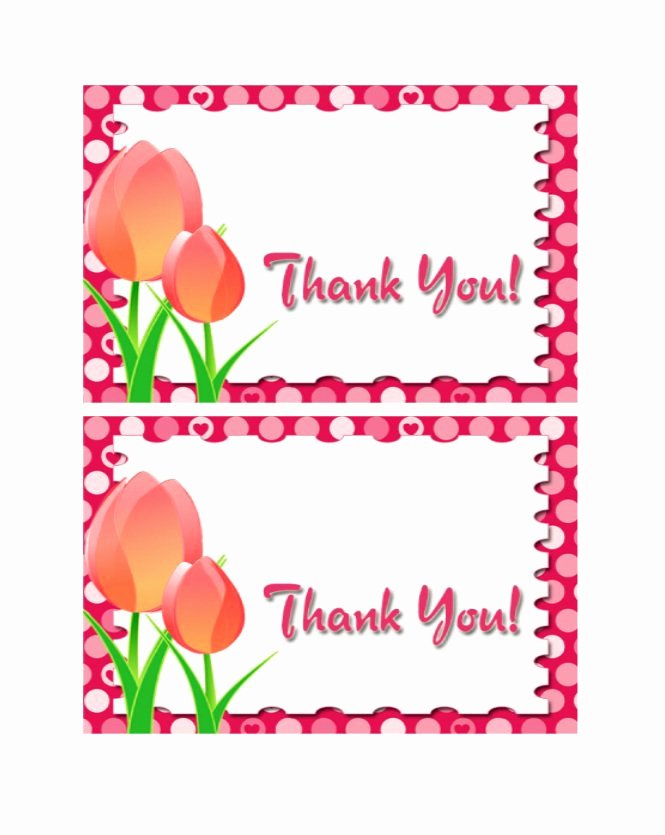 Thank You Template Free Unique 30 Free Printable Thank You Card Templates Wedding