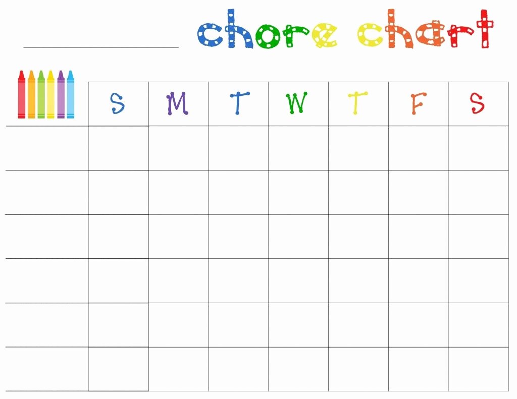 Toddler Chore Chart Template Awesome Free Printable Chore Charts for toddlers