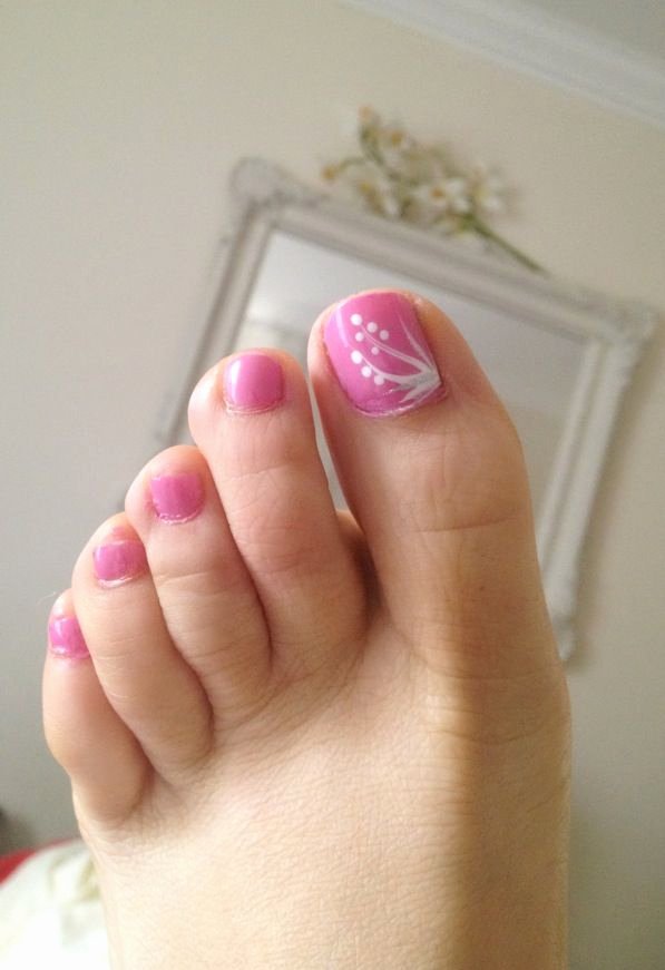 Toes Nails Design Pictures Inspirational 25 Best Ideas About Pink toe Nails On Pinterest