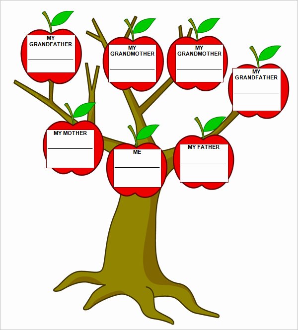Tree Template for Family Tree Beautiful Blank Family Tree Template – 31 Free Word Pdf Documents