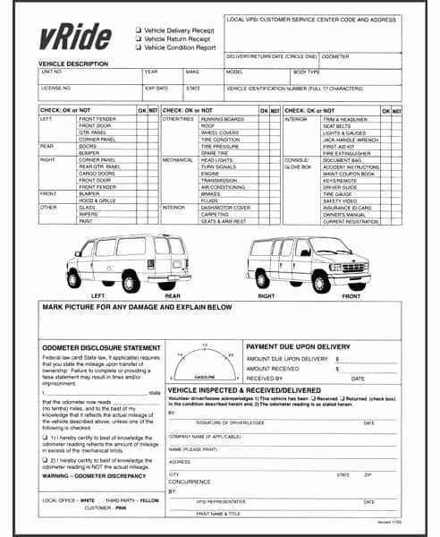 Vehicle Condition Report form Awesome Vehicle Condition Report Templates