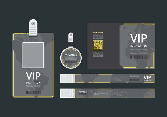 Vip Pass Template Microsoft Word Awesome Vip Pass Id Card Template Vip Pass for event Template