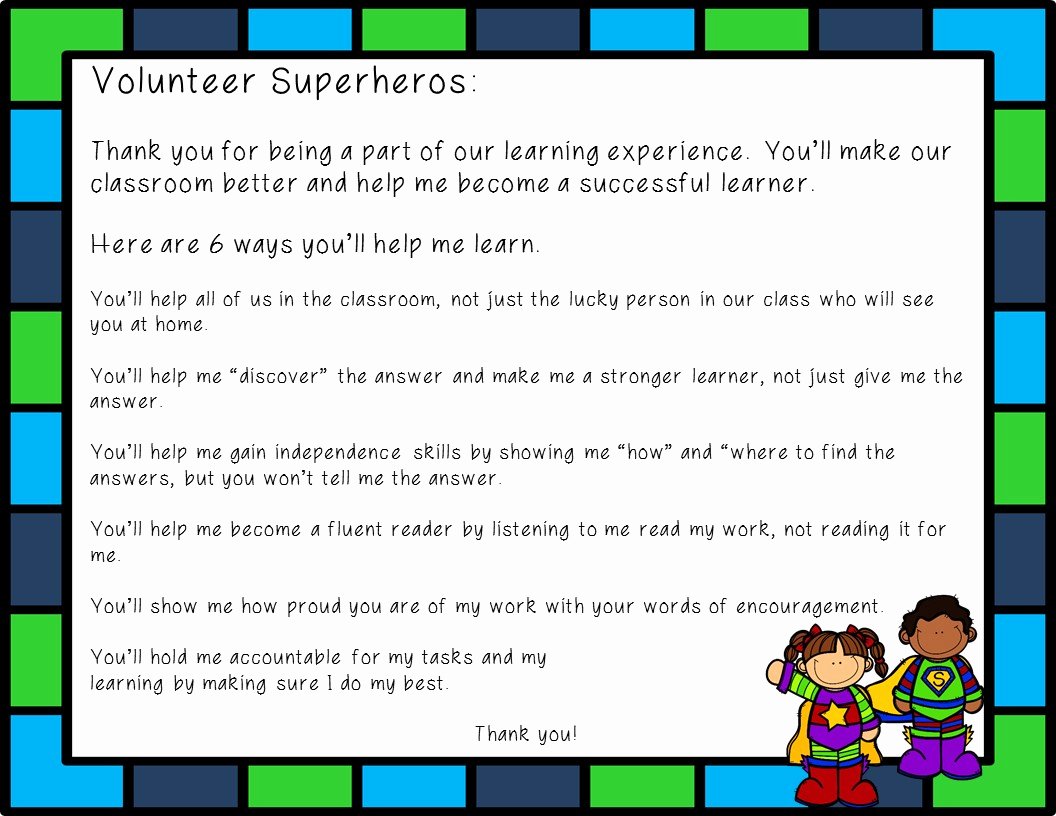 Volunteer Thank You Letters Fresh 5 Things Teachers Need to Know About Parents