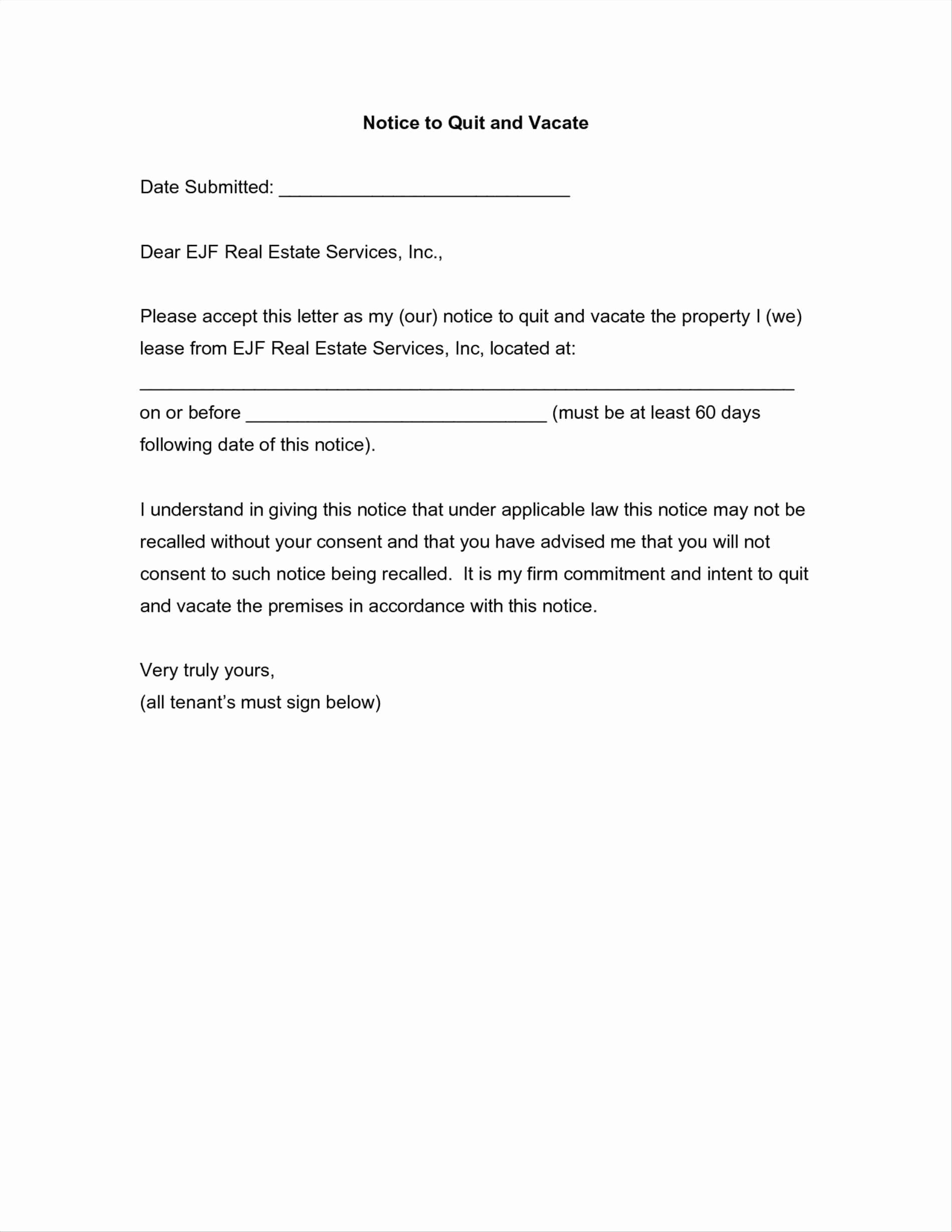 30 Warning Letter To Tenant Example Document Template