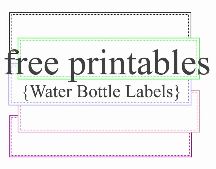 Water Bottle Template Free Awesome This is Super Awesome Sight with tons Of Free Printable