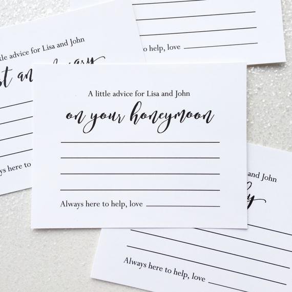 Wedding Advice Cards Funny Best Of Items Similar to Wedding Shower Newlyweds Advice Cards