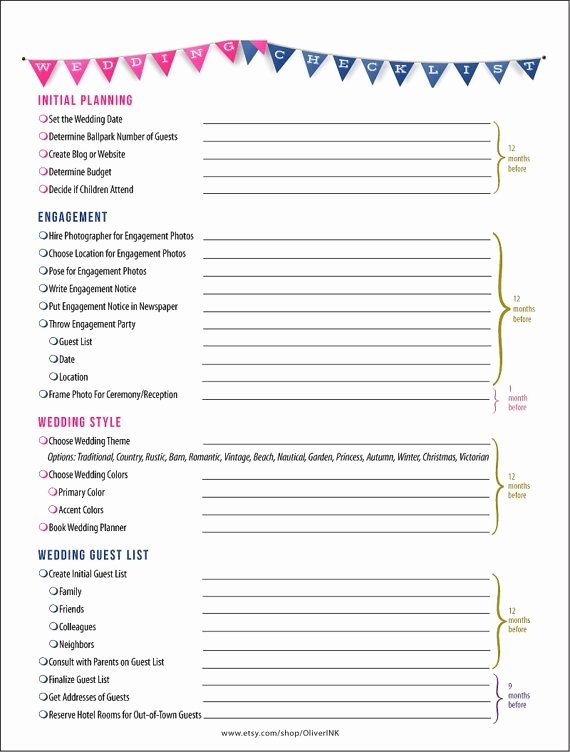 Wedding Day Timeline Printable Elegant Best 25 Wedding Checklist Printable Ideas On Pinterest
