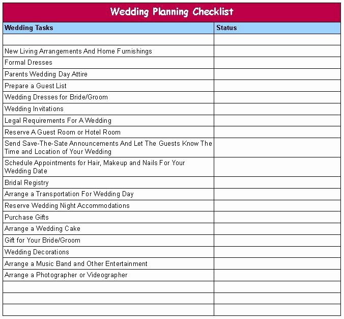 Wedding Planner Checklist Printable Awesome All Abouts Wedding Wedding Checklist