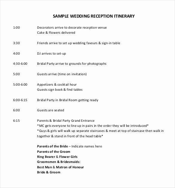 Wedding Reception Program Example New Wedding Program Templates – 15 Free Word Pdf Psd