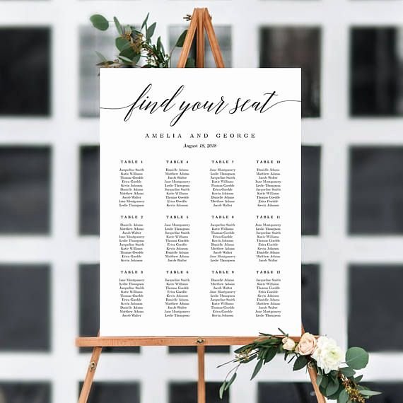 Wedding Table assignment Template Elegant Best 25 Wedding Table assignments Ideas On Pinterest
