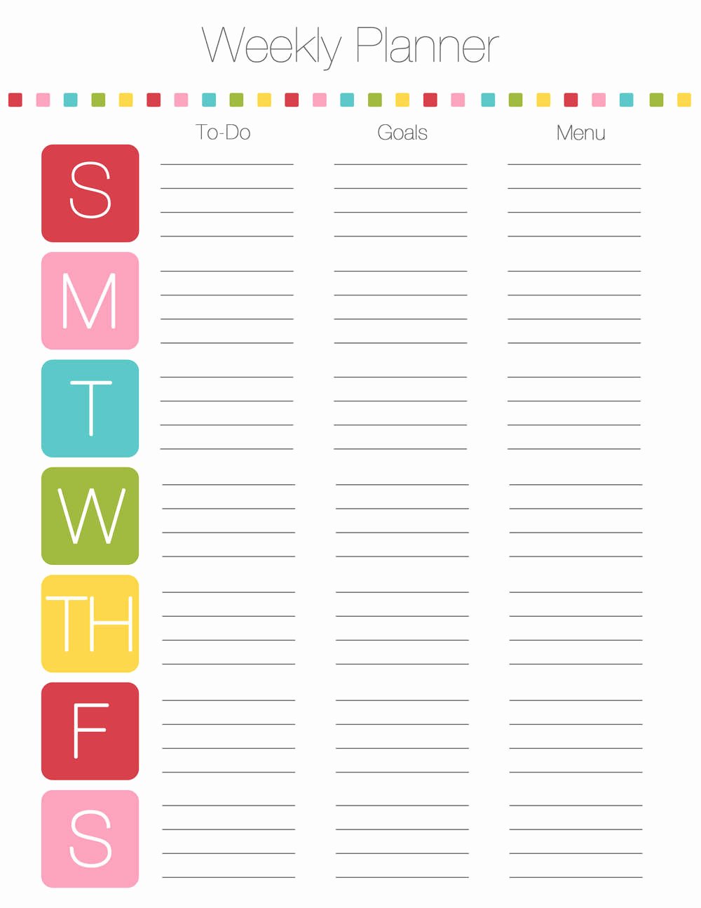 Weekly Family Planner Template Fresh Newsletter Free Printables I Heart Nap Time