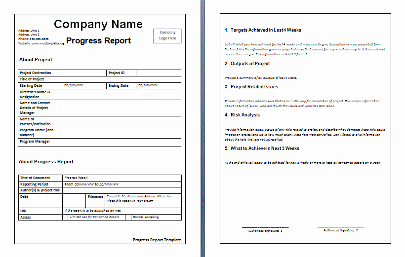 Weekly Progress Report Template Inspirational 10 Weekly Report Templates