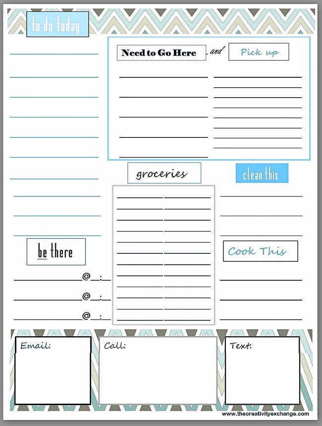 Weekly to Do List Printable Awesome Daily to Do List Free Printables