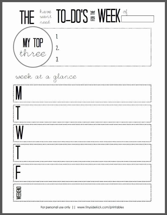 Weekly to Do List Printable Best Of Free Printable to Do List Weekly