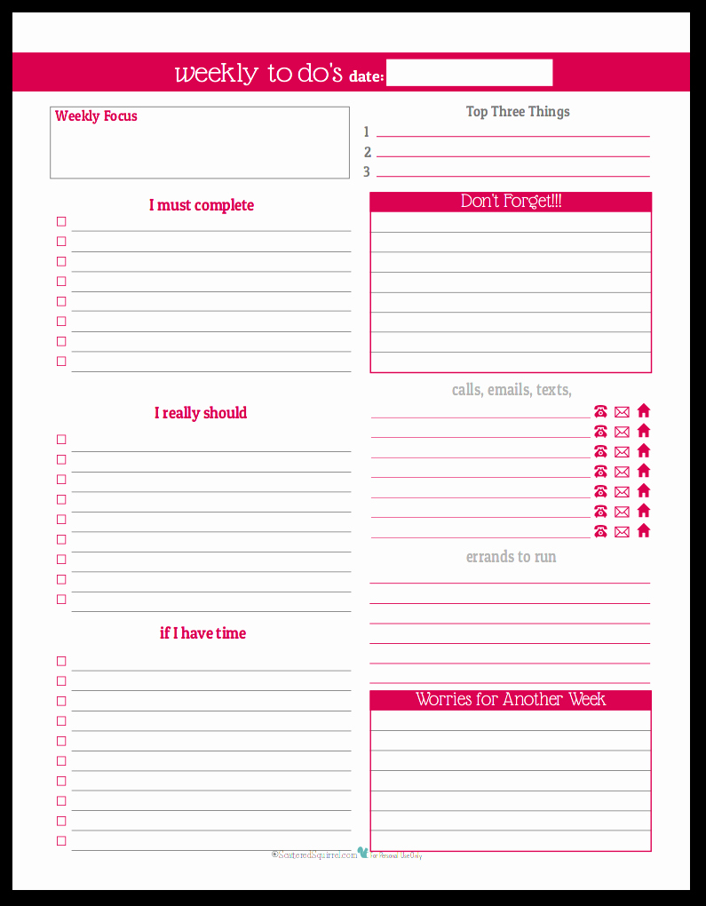 Weekly to Do List Printable Unique Plan Your Week with the New Weekly to Do List Planner