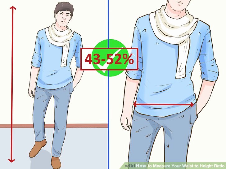 Weight to Heigh Ratio New How to Measure Your Waist to Height Ratio 13 Steps