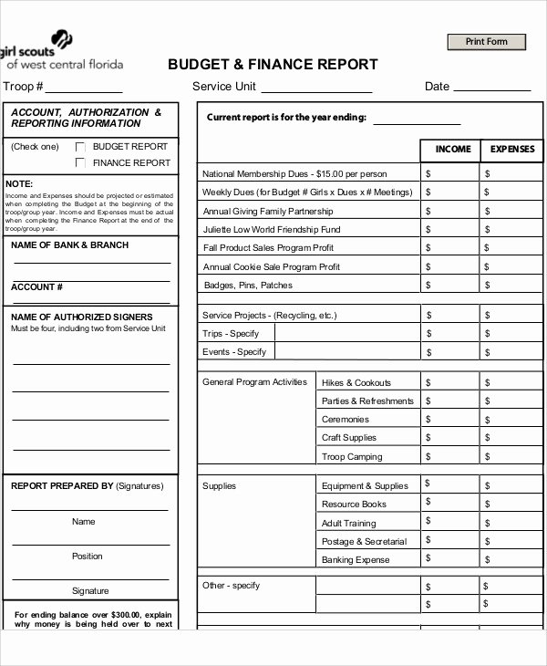 What is Financial Budget Beautiful Bud Report Template 14 Free Word Pdf format