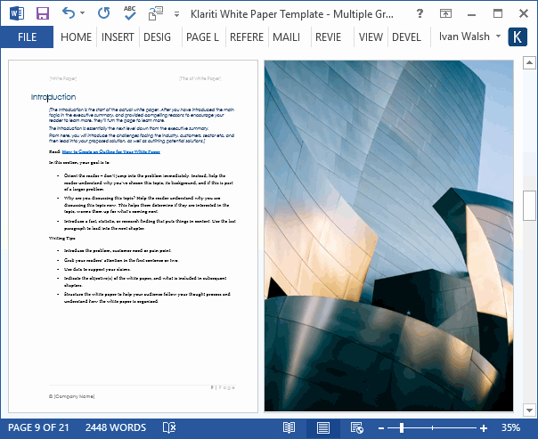 White Paper Template Word Elegant 15 X White Paper Templates Ms Word – Templates forms