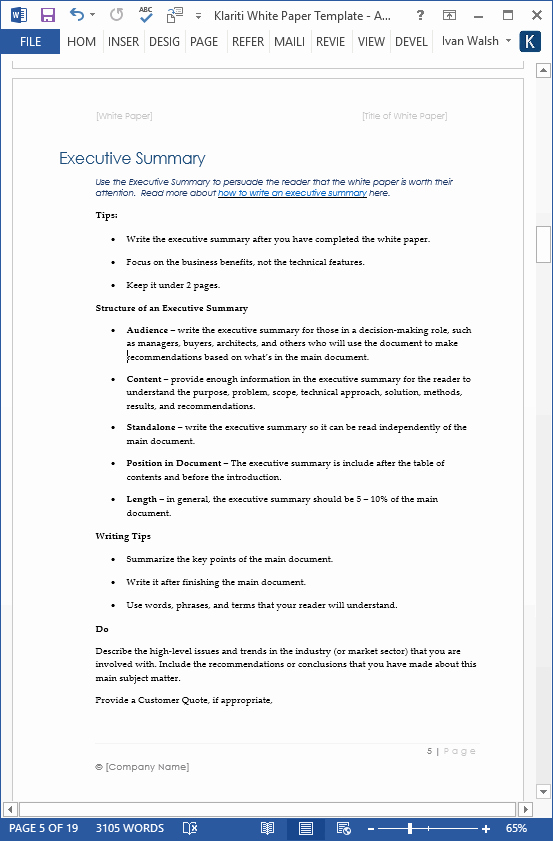 White Paper Template Word Lovely White Papers – Ms Word Templates &amp; Free Tutorials