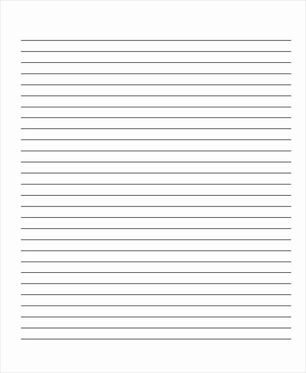 Wide Lined Paper for Kindergarten New 25 Free Lined Paper Templates