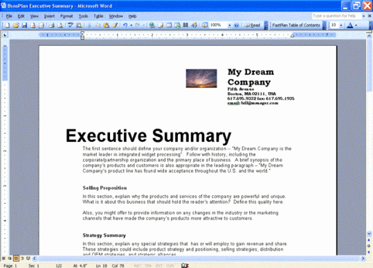 Word Executive Summary Template Elegant 43 Free Executive Summary Templates In Word Excel Pdf