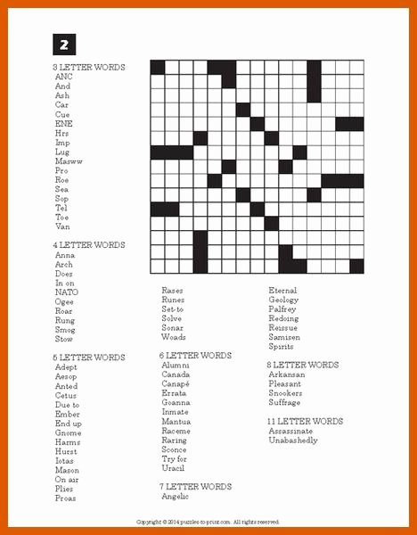 Word Fill In Puzzles Printable Unique Word Fill In Puzzles Printable Pdf – Puzzles to Print
