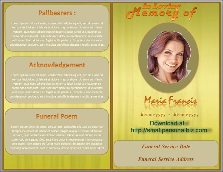 Word Funeral Program Template New 79 Best Images About Funeral Program Templates for Ms Word